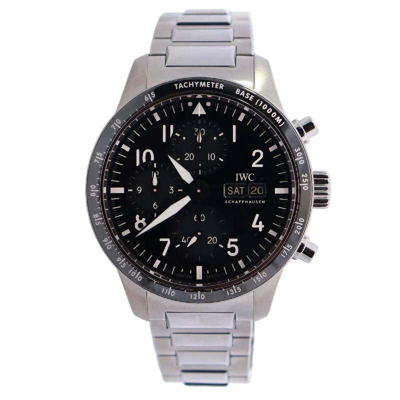 IWC Pilot 41mm Black Dial Watch Ref# IW388304