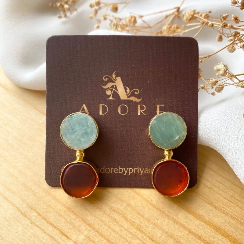 Amazonite Green + Orange