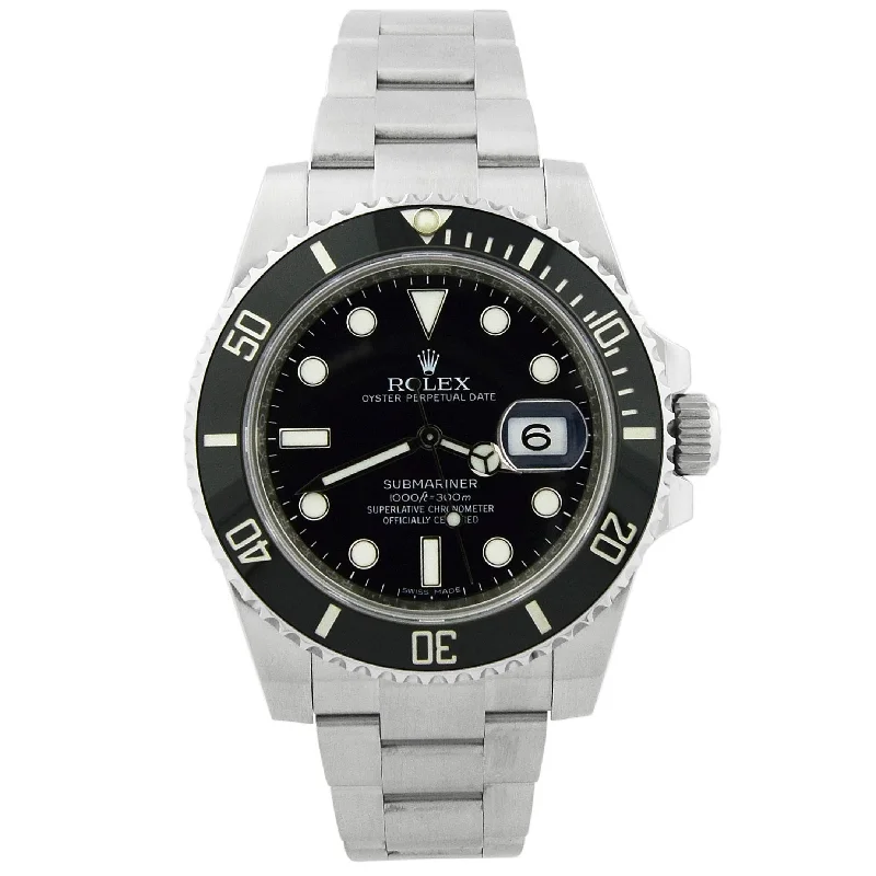 Rolex Submariner 40mm Black Dial Watch Ref# 116610