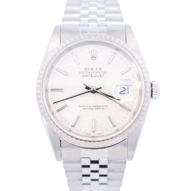 Rolex Datejust 36mm Silver Dial Ref# 16234