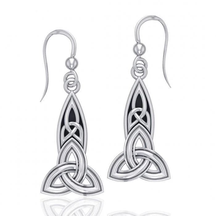 wedding day earrings for women -vintage earrings for women -Celtic Trinity Knot TER707