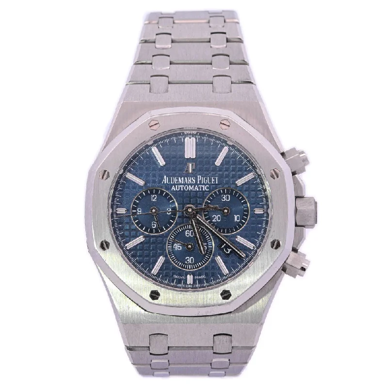 Audemars Piguet Royal Oak 41mm Blue Dial Watch Ref# 26320ST.OO.1220ST.03