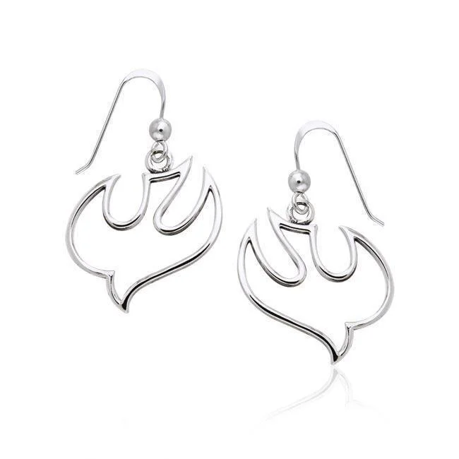 wedding earrings for women -gold earrings for women -Dove Sterling Silver Earrings TER836