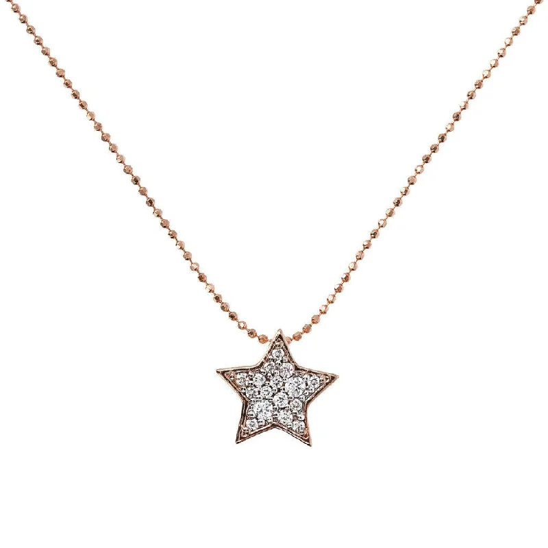 handmade necklaces for women -diamond necklaces for brides -Bronzallure Star Necklace