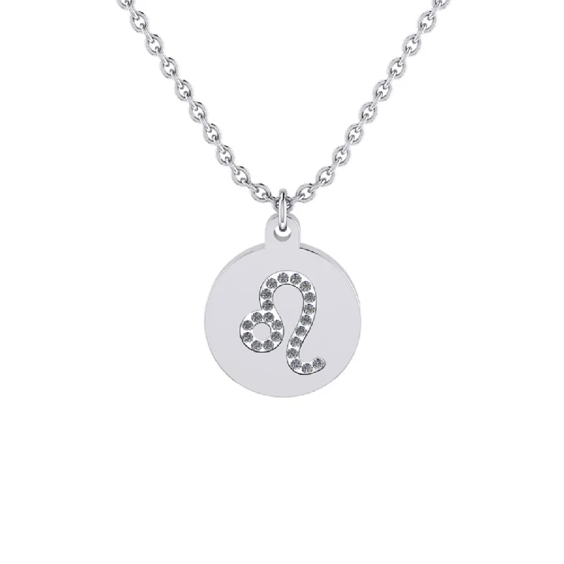 long chain necklaces for women -classic chain necklaces for women -Leo Zodiac Necklace in Stainless Steel