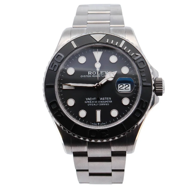 Rolex Yacht-Master II 42mm Black Dial Watch Ref# 226627