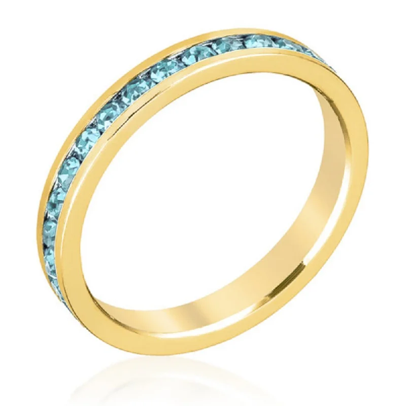 Aqua-Gold-tone