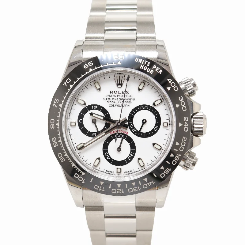 Rolex Daytona 40mm White Dial Watch Ref# 116500LN