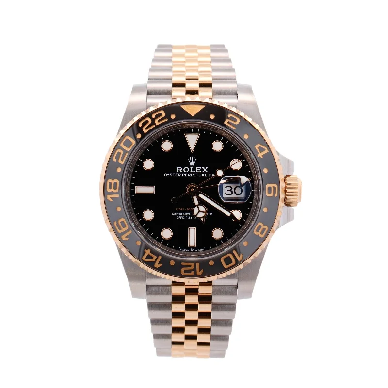 Rolex GMT-Master II 40mm Black Dial Watch Ref# 126713GRNR