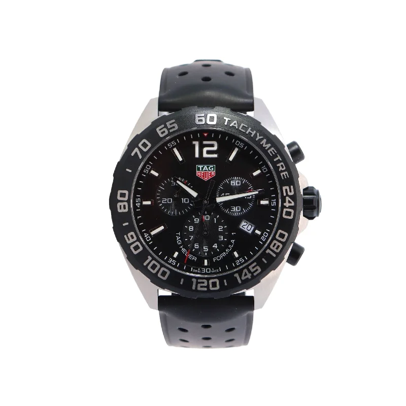 Tag Heuer Formula 1  43mm Black Dial Watch Ref# CAZ1010