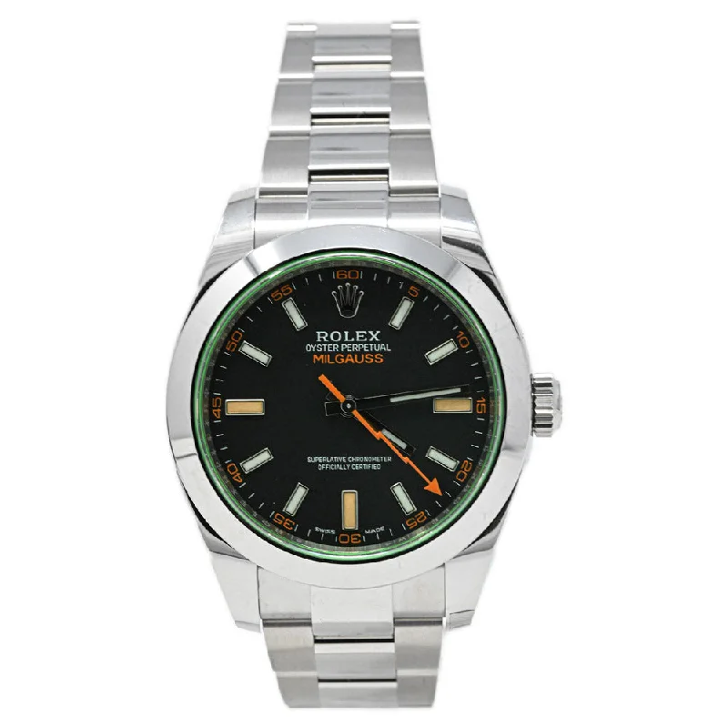 Rolex Milgauss 40mm Black Dial Watch Ref# 116400GV